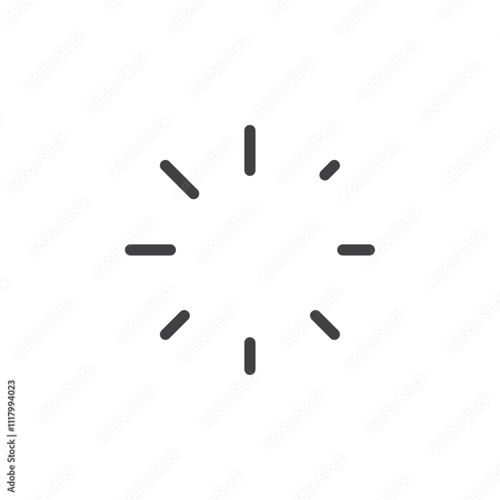 Loading icon flat and simple set design Loading icon flat and simple set design
