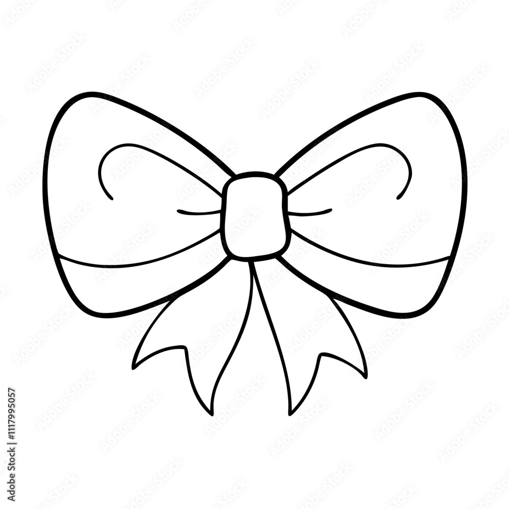 festive bow icon, new year illustration, new year icon - simple black line art of festive bow, symbolizing new year celebrations. new year vector. festive bow icon, new year illustration, new year icon - simple black line art of festive bow, symbolizing new year celebrations. new year vector.