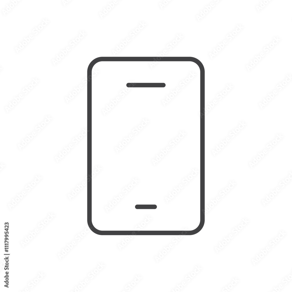 Phone icon flat and simple set design Phone icon flat and simple set design