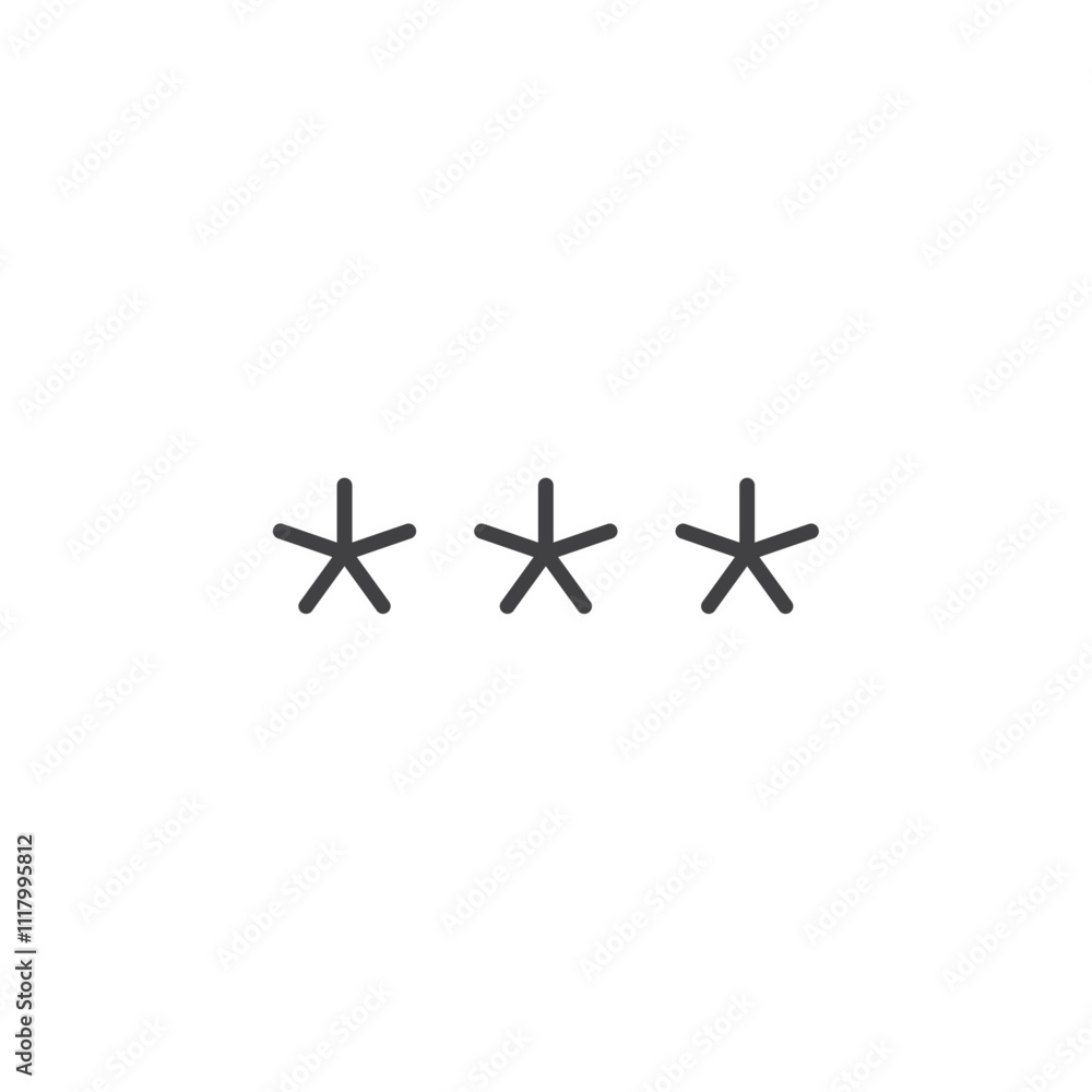 Pin code icon flat and simple set design Pin code icon flat and simple set design