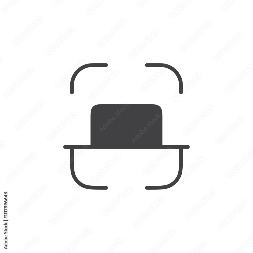 Scanner icon flat and simple set design Scanner icon flat and simple set design