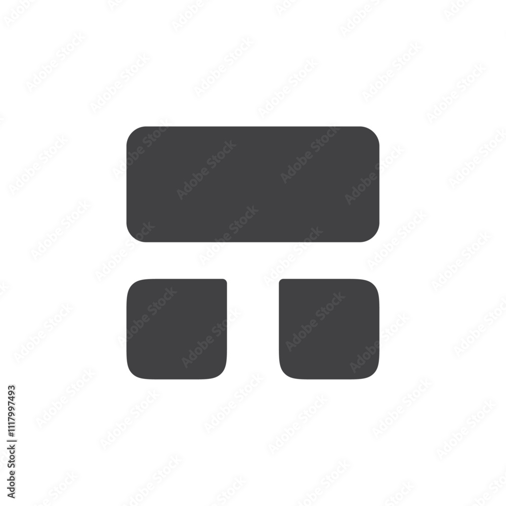 Structure icon flat and simple set design Structure icon flat and simple set design