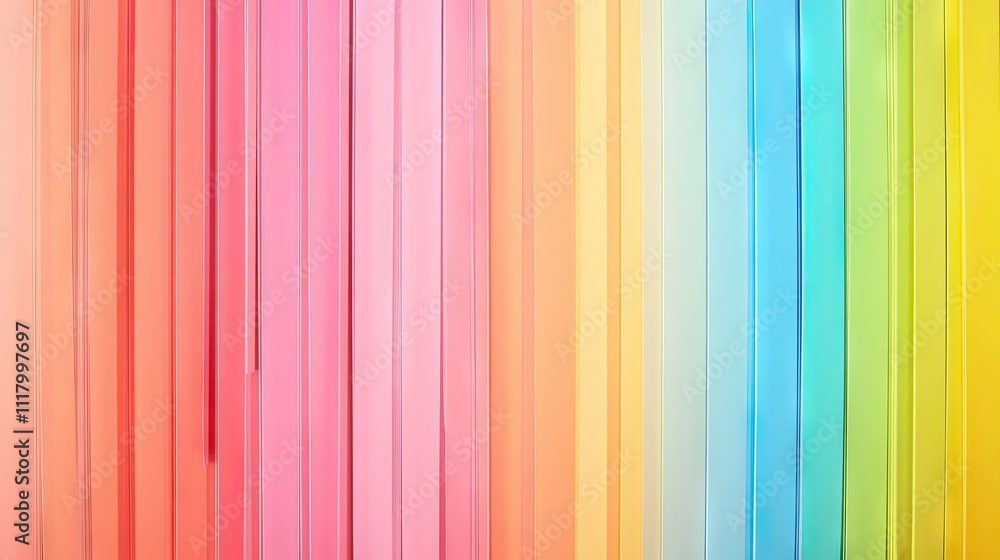 Obraz premium Colorful Sticky Notes on a Wall