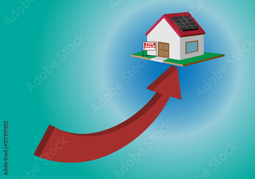 Subida del precio de la vivienda. Alza de precios en la vivienda. Venta de vivienda. Negocio inmobiliario