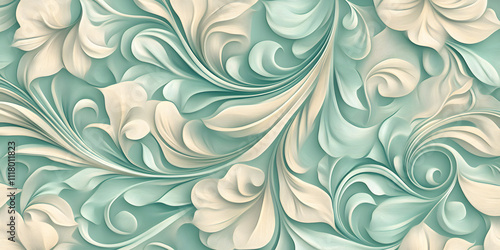 Abstract textured surface with swirling patterns