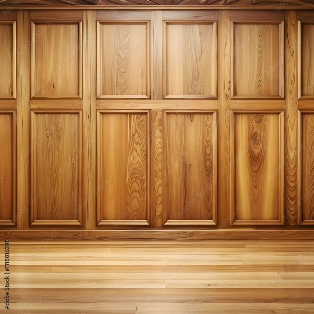 Rich, honey-colored oak wood paneling, luxurious feel, oak wood, paneling. Rich, honey-colored oak wood paneling, luxurious feel, oak wood, paneling.