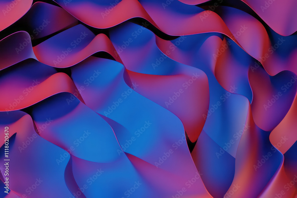 Fototapeta premium a blue and red background with a pattern