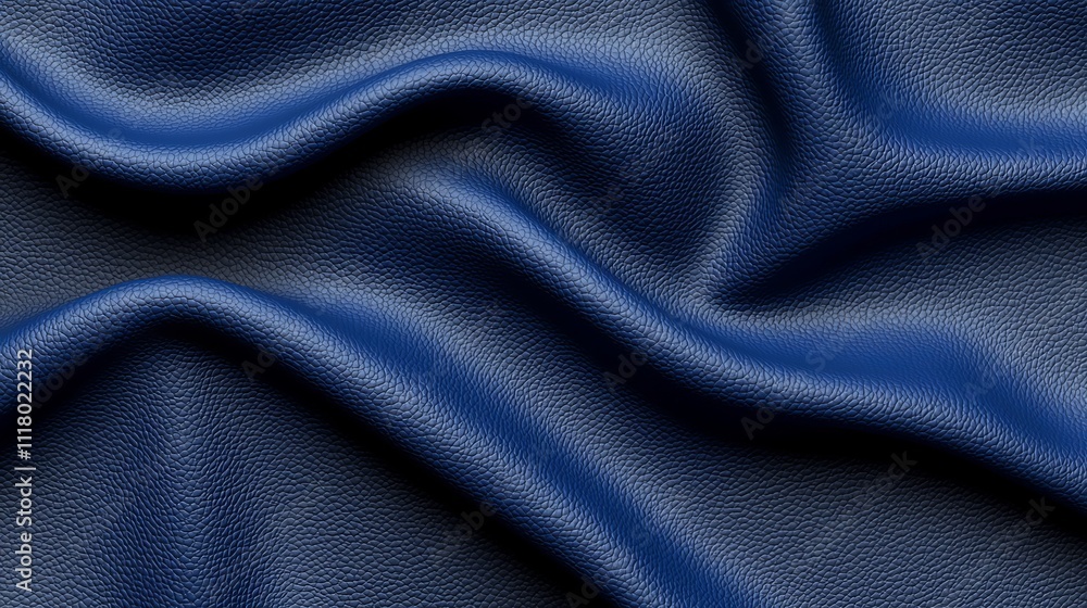 Abstract Background Image Featuring a Deep Blue Leather Texture Abstract Background Image Featuring a Deep Blue Leather Texture