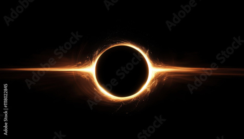 Black hole in outer space