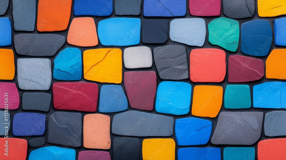 Background with Abstract Irregular Shapes and a Stone Texture in Various Colors Background with Abstract Irregular Shapes and a Stone Texture in Various Colors
