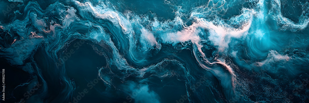 Marbled surface with swirling patterns Marbled surface with swirling patterns