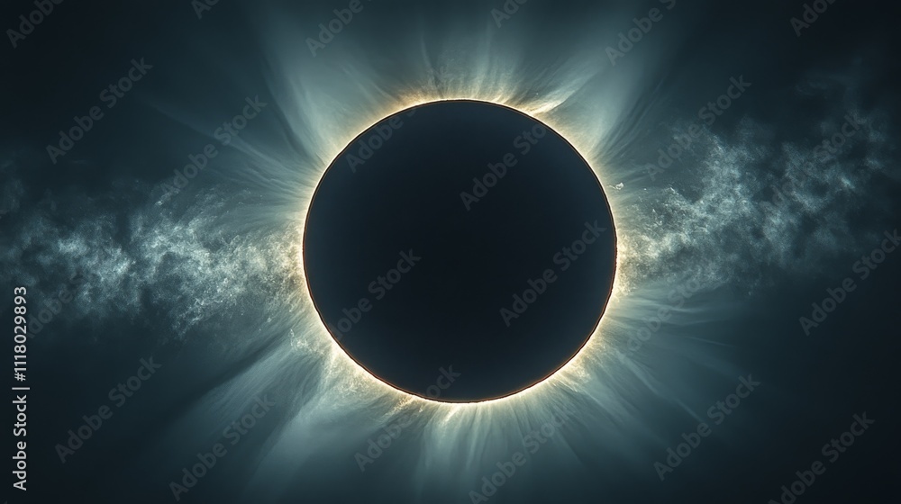 Obraz premium A solar eclipse occurred