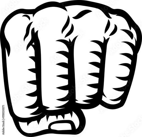 Fist hand vintage woodcut r...