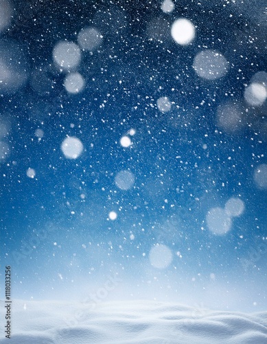 Fond de neige tombante