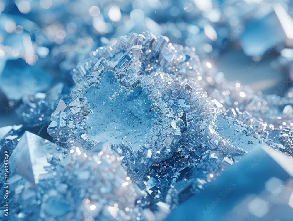 Frozen gem, a crystal clear ice cube, isolated on a white background Frozen gem, a crystal clear ice cube, isolated on a white background