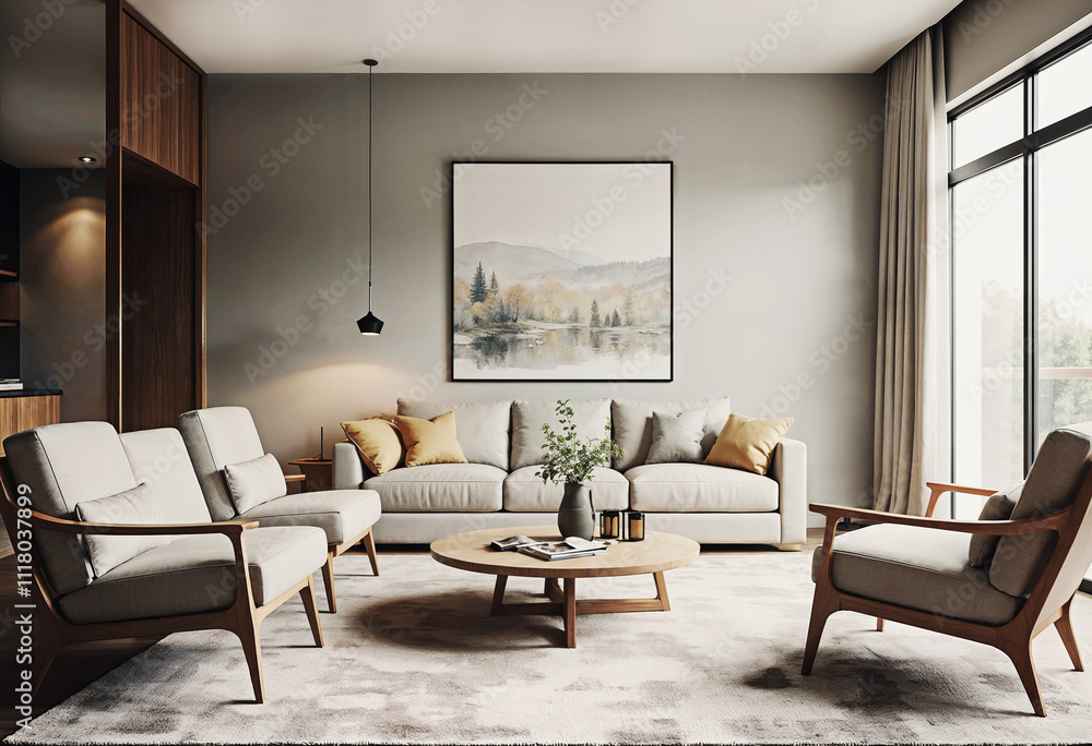 Fototapeta premium modern living room