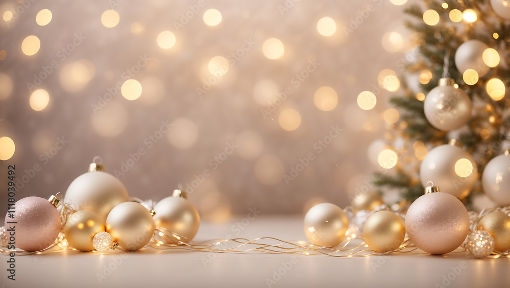 christmas background with golden balls christmas background with golden balls