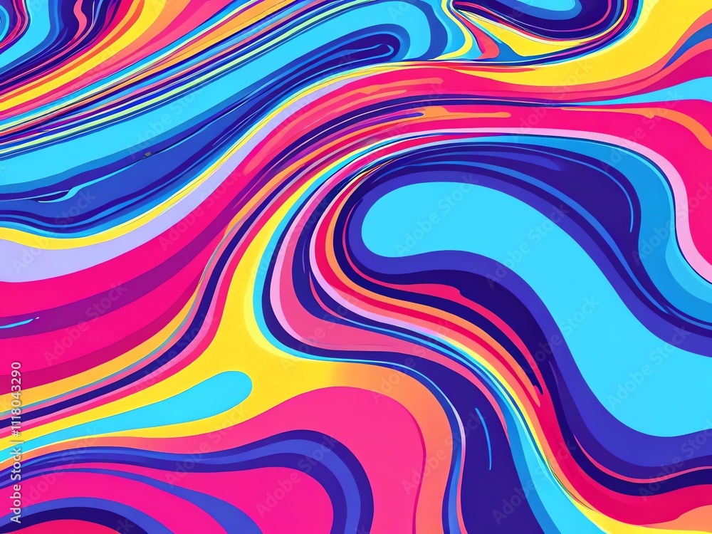 Vibrant Abstract Swirls: A Symphony of Color Vibrant Abstract Swirls: A Symphony of Color