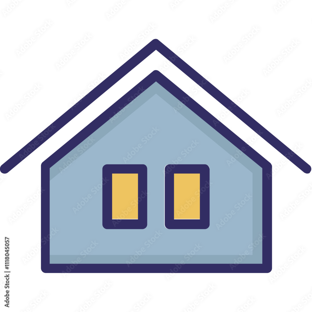 Building vector icon with an isolated background Building vector icon with an isolated background