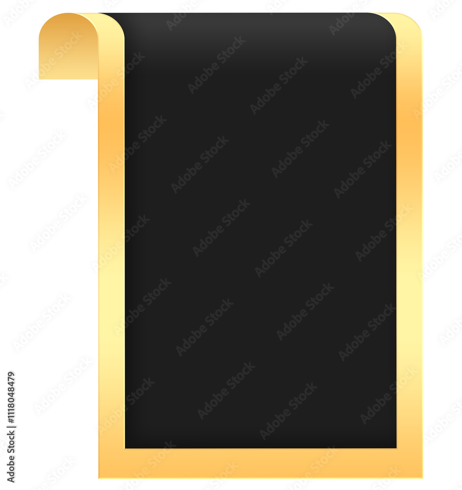 Black Gold Price Label Ribbon
