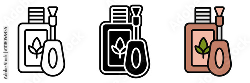 Nail Polish icon is a colored lacquer applied to fingernails or toenails, adding shine and vibrant color to complete a polished look.