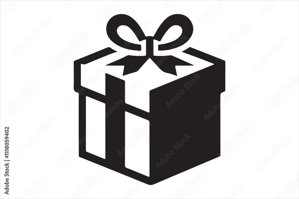 Obraz premium gift Christmas box