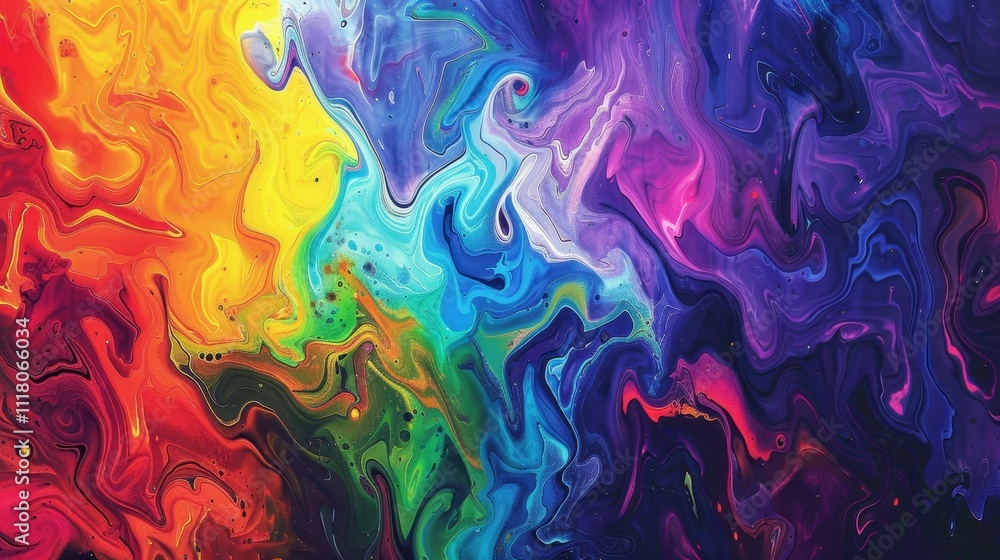 A vibrant abstract swirl of colors creating a dynamic visual experience. A vibrant abstract swirl of colors creating a dynamic visual experience.