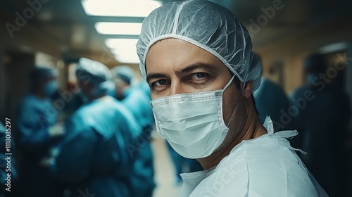 Confident Surgeon in Hospital Medical Professional Portrait