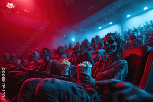 Zombie Movie Night: A Gory and Gloomy Cinema Experience