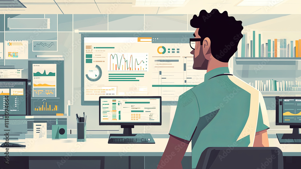 Customer service leader training insights and strategies office environment digital infographic Customer service leader training insights and strategies office environment digital infographic