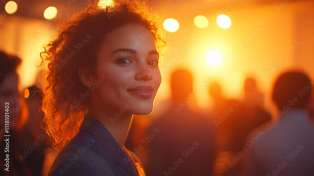 Community Manager Hosting Social Event concept as Community manager hosts social event attendees interact build community bonds festive atmosphere ample copy space for text. in Photo Stock Concept Community Manager Hosting Social Event concept as Community manager hosts social event attendees interact build community bonds festive atmosphere ample copy space for text. in Photo Stock Concept