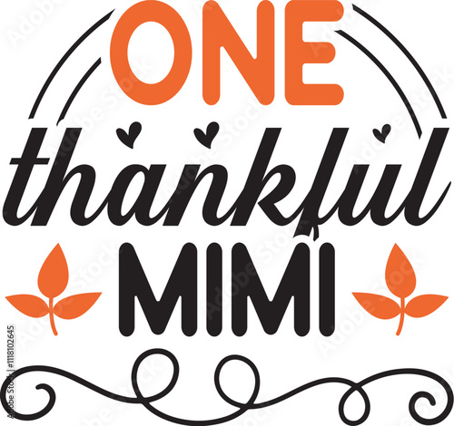 one thankful Mimi SVG