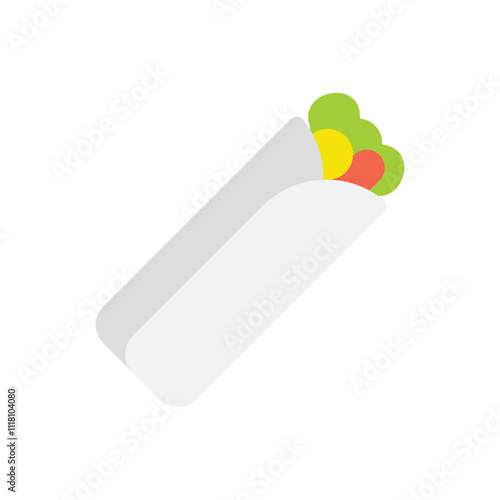Shawarma vector icon