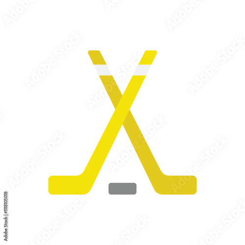 Canvas Print Hockey vector icon