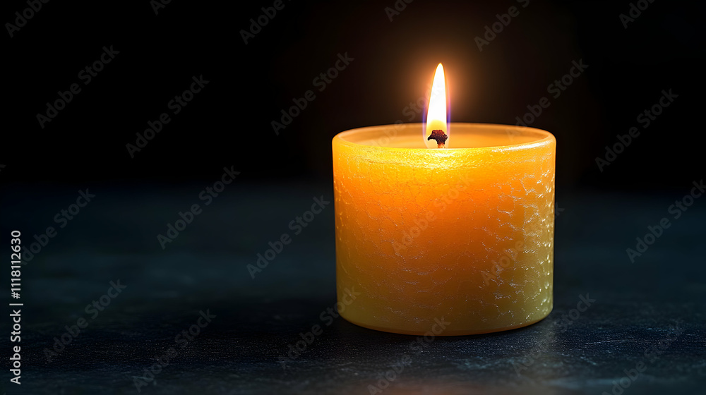 Plain dark background with a single illuminated candle symbolizing hope and epiphany with copy space concept as A plain dark background featuring a single illuminated candle symbolizing hope and epiph Plain dark background with a single illuminated candle symbolizing hope and epiphany with copy space concept as A plain dark background featuring a single illuminated candle symbolizing hope and epiph