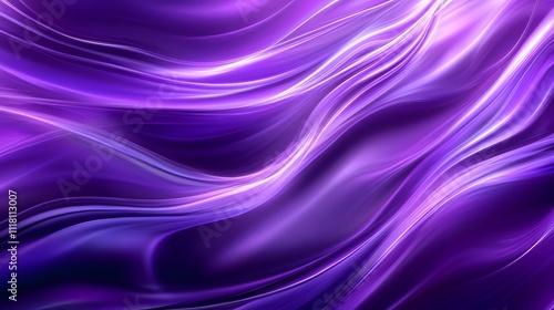 Wallpaper Mural Abstract Purple Swirling Lines: Dynamic Digital Art Torontodigital.ca