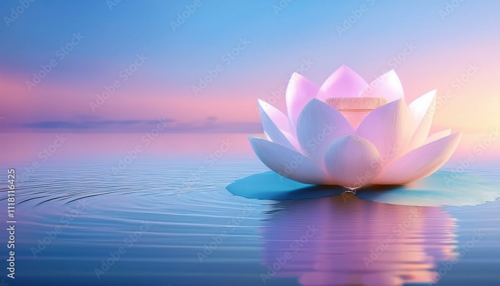 The concept of happiness and new beginnings: Lotus flowers blooming on the calm waters A peaceful start to something new. The concept of happiness and new beginnings: Lotus flowers blooming on the calm waters A peaceful start to something new.