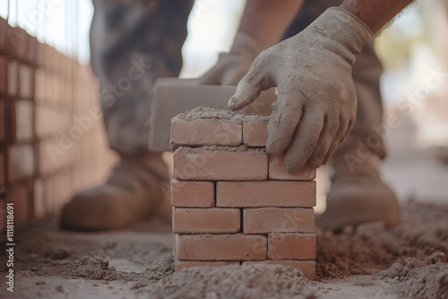 close up of a block photo