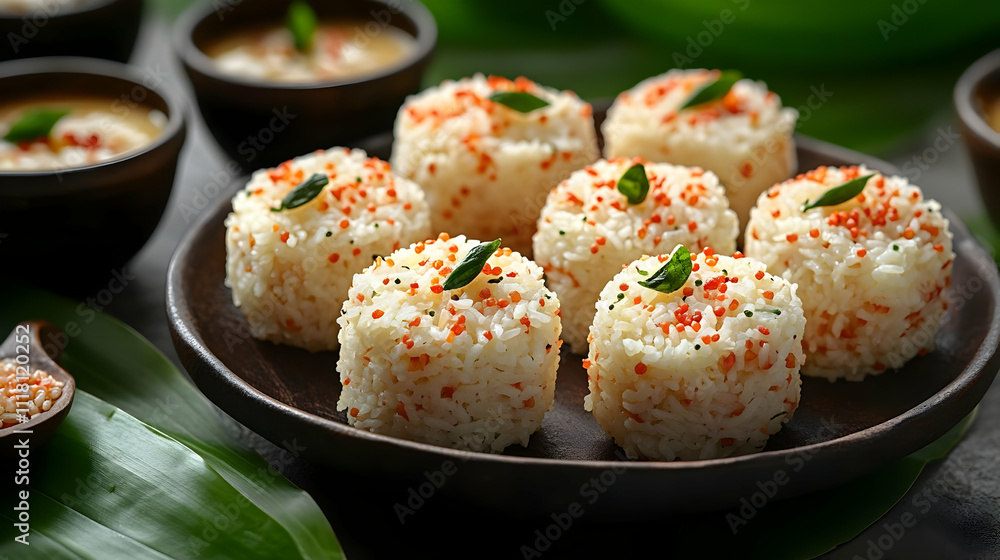 Pongal Sweets Macro concept as Macro shot of traditional Pongal sweets like sakkarai pongal and sweet rice highlighting textures and vibrant colors captured in a realistic environment with copy space. Pongal Sweets Macro concept as Macro shot of traditional Pongal sweets like sakkarai pongal and sweet rice highlighting textures and vibrant colors captured in a realistic environment with copy space.