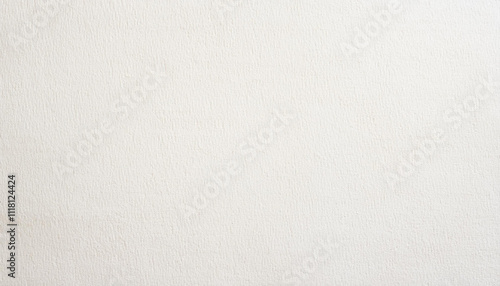 Off White Textured Paper Background Subtle Grain Smooth Surface Blank Canvas