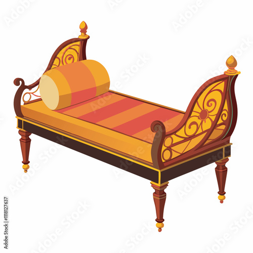 daybeds on a white background