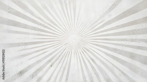 Abstract White Sunburst Design Wall Texture