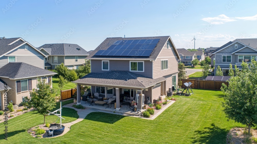 Solar-Powered Home in a Peaceful Neighborhood Solar-Powered Home in a Peaceful Neighborhood