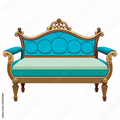 daybeds on a white background