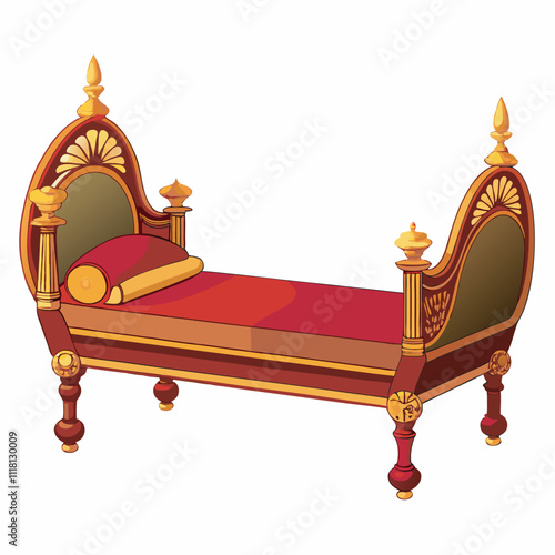 daybeds on a white background
