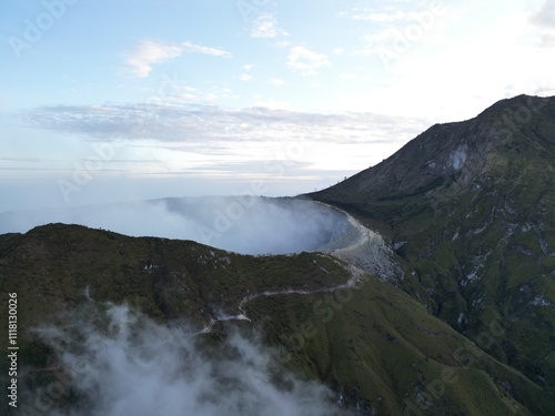 Vulkankrater Ijen in Indonesien