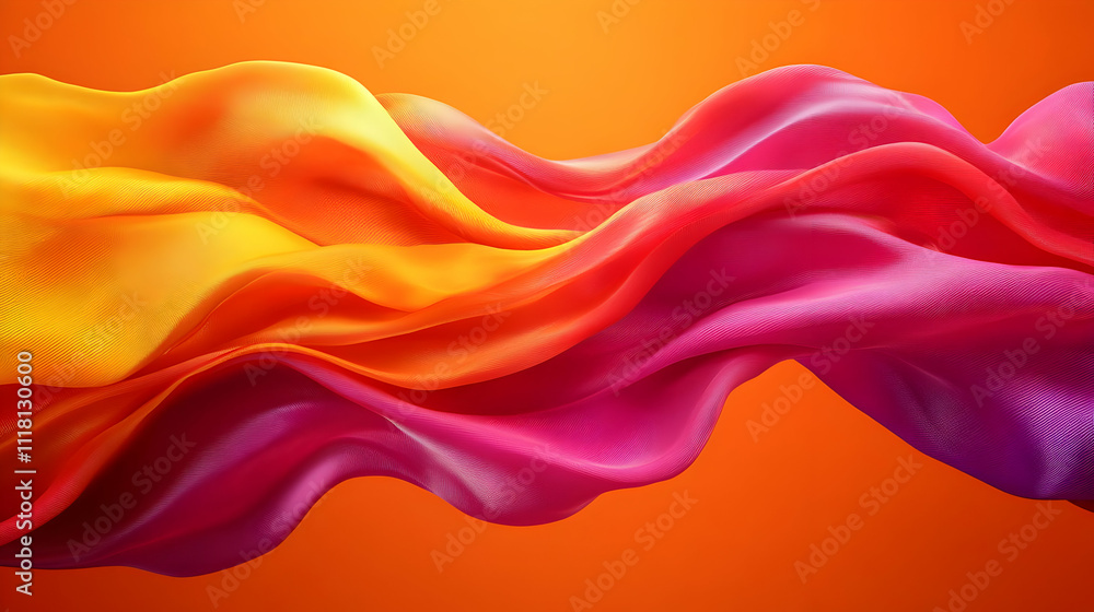 Fototapeta premium Soft Abstract Pongal Traditions concept as Soft abstract digital art illustrating Pongal traditions with flowing colors and cultural symbols representing the essence and joy of the festival for magazi