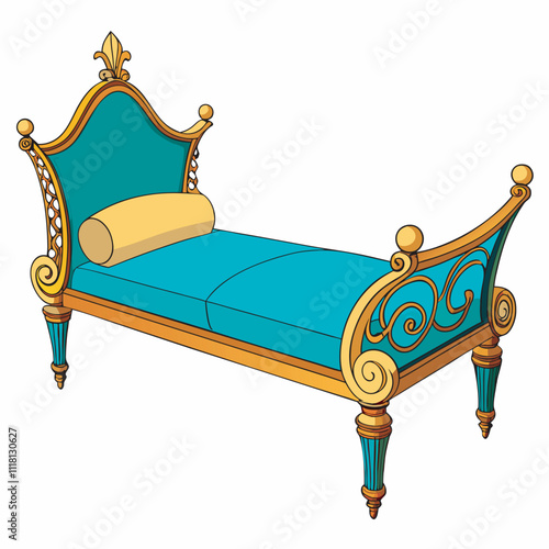 daybeds on a white background