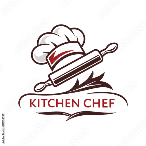 Vintage Kitchen Chef Logo for Culinary Excellence