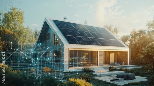 A Smart Home Energy Management System that supports sustainability through the use of solar panels and battery storage.